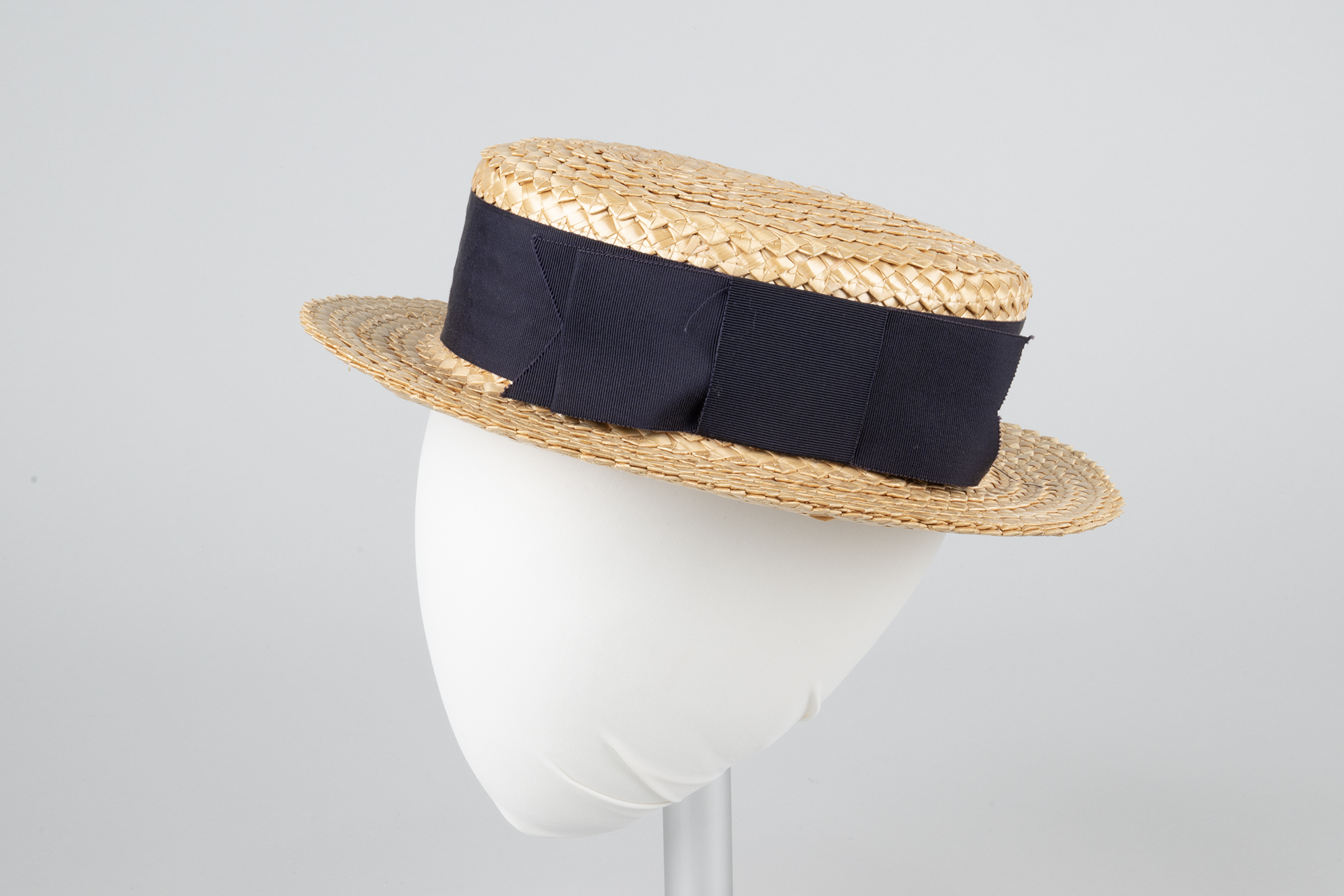 Image of Woman's straw boater, ca. 1894